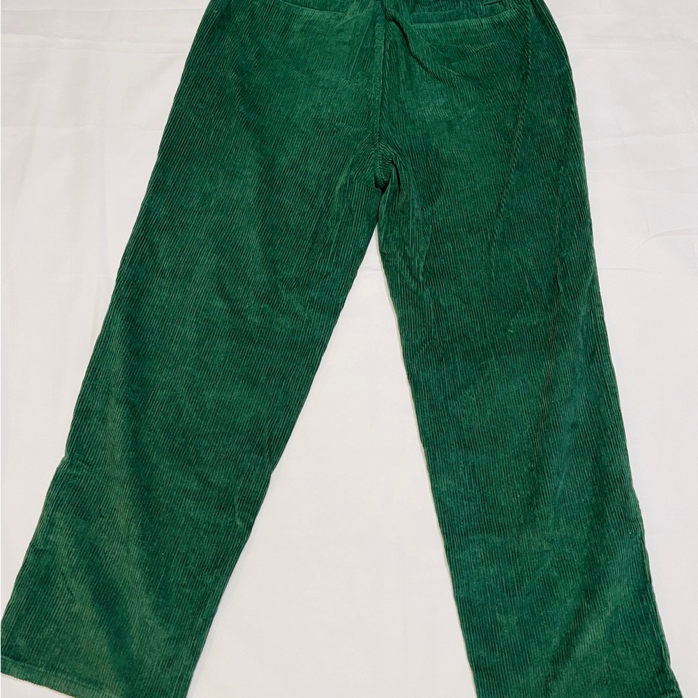 Emerald Green Women's Corduroy Flare Jeans